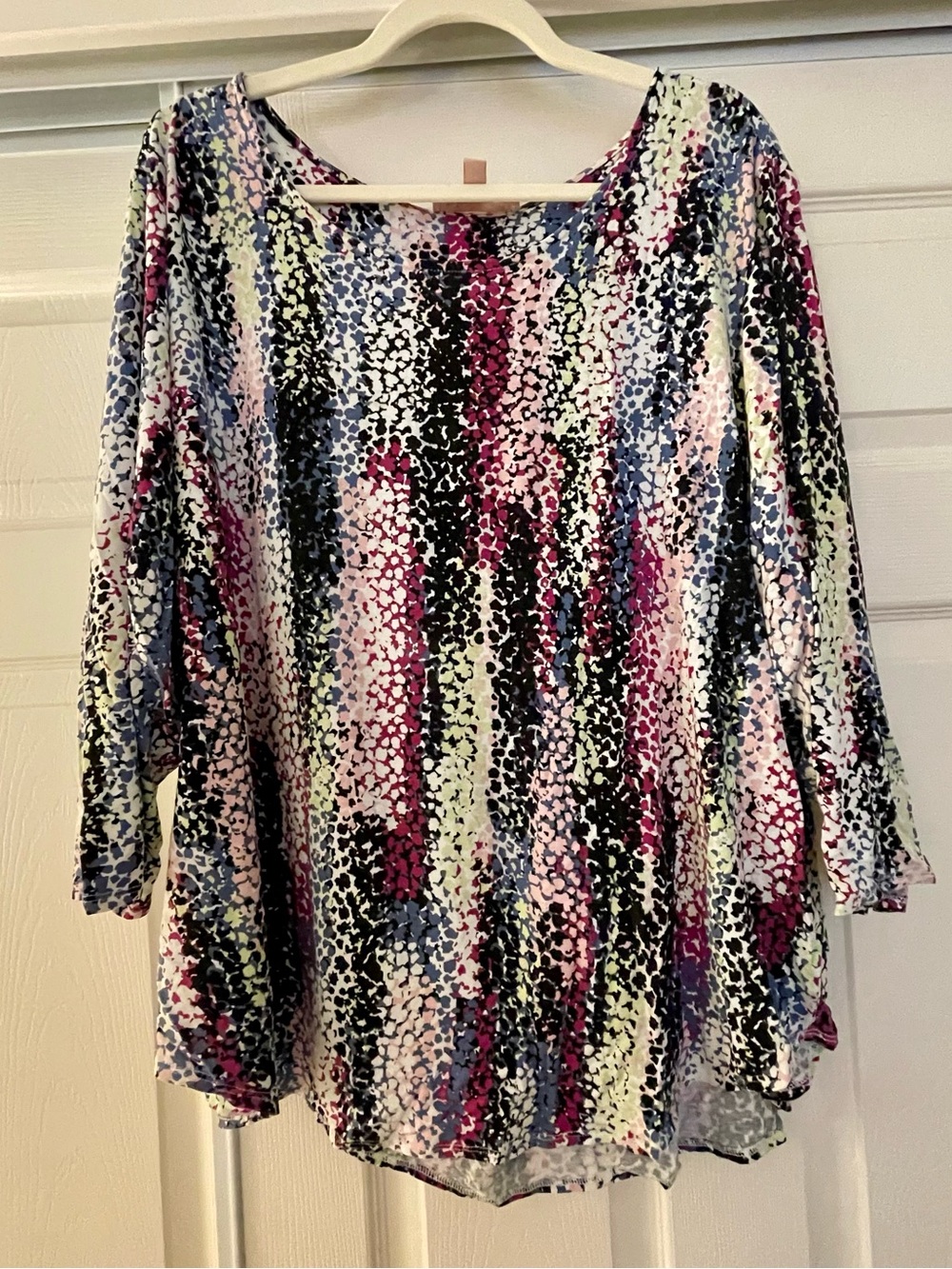 Philosophy Women's Multicolor Printed 3/4 Sleeve Top
